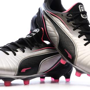 Chaussures de Football Grises/Noires Homme Puma King Ultimate vue 0