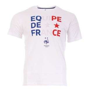 Equipe de France T-shirt Blanc Homme FFF pas cher