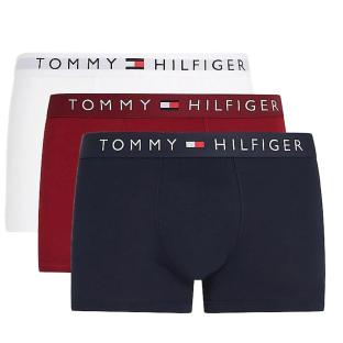X3 Boxers Bordeaux/Blanc/Marine Homme Tommy Hilfiger UM0UM03181 vue 0