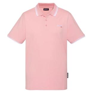 Polo Rose/Blanc Homme Schott PSWILL2 vue 0