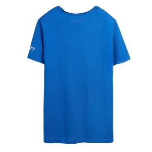 T-shirt Bleu Homme Teddy Smith T-geo vue 0