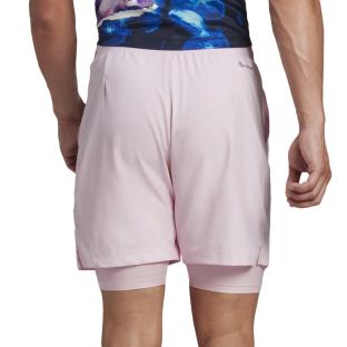 Short Rose Homme Adidas 2 en 1 HG6419 vue 2