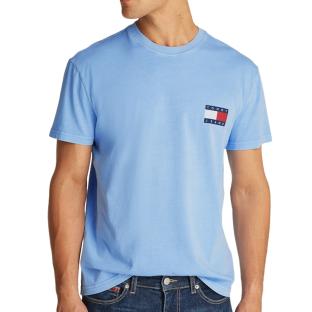 T-Shirt Bleu Homme Tommy Hilfiger Heritage pas cher