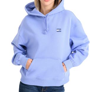 Sweat Bleu Femme Tommy Hilfiger Badges vue 0