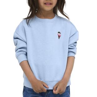 Sweat Bleu Fille Only Kmgsweat vue 0