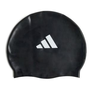 Bonnet de Bain Noir Adidas Kids 3 bandes vue 0