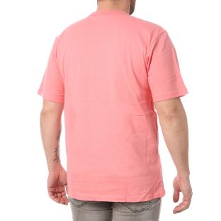 T-Shirt Rose Homme Oversize Dickies Aitkin Chest vue 2