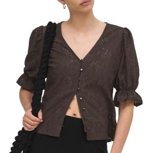 Blouse Marron Femme JDY Jakobe 2/4 vue 0