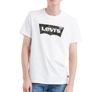 T-Shirt Blanc Homme Levi's Housemark pas cher