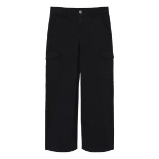 Pantalon en Toile Noir Fille Name it Wide Twill vue 3