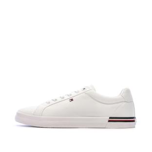 Baskets Blanches Femme Tommy Hilfiger Essential Stripes Sn pas cher