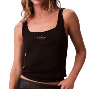 Débardeur Noir Femme Calvin Klein Jeans Monogram vue 0