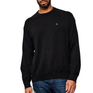 Sweat Noir Homme Calvin Klein Jeans Easy pas cher