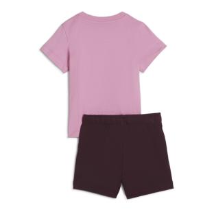 Ensemble Rose/Noir Fille Puma Minicats vue 2