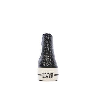 Baskets Grises Foncées Femme Converse Chuck Taylor All Star Glitter vue 3