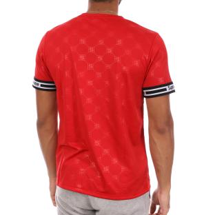 T-shirt Rouge Homme Supreme Grip Foot vue 2