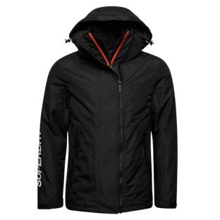 Veste Noire Homme Superdry Hooded vue 0