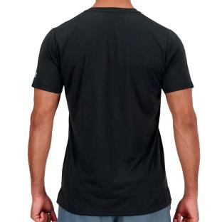 T-shirt Noir Homme New Balance New Balance MT41224 vue 2