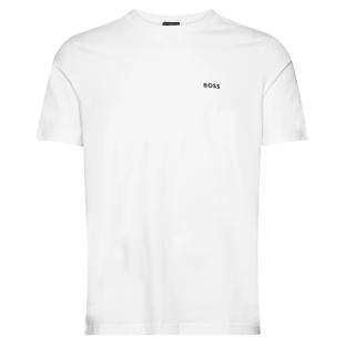 T-Shirt Blanc Homme Hugo Boss Tee vue 0