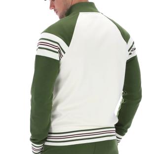 Veste de survêtement Blanc/Vert Homme Fila Ferarra vue 2