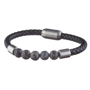 Bracelet Noir Homme Geographical Norway 315003 pas cher