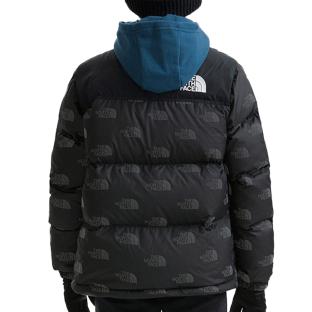 Doudoune Noir Garçon The North Face Nuptse vue 2