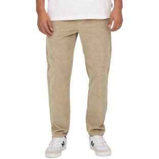 Pantalon Beige/Marron Homme Only & Sons Linus pas cher