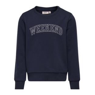 Sweat Marine Fille Kids ONLY Koglinna City pas cher