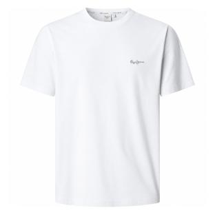 Men’s White T-Shirt – Pepe Jeans Contrast Connor Photo of the Espace des Marques %store% store - view of %key%