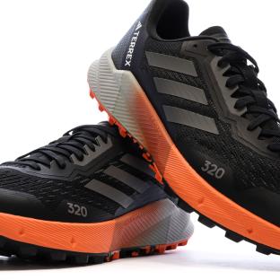 Chaussures de Trail Noir/Orange Homme Adidas Terrex Agravic vue 7