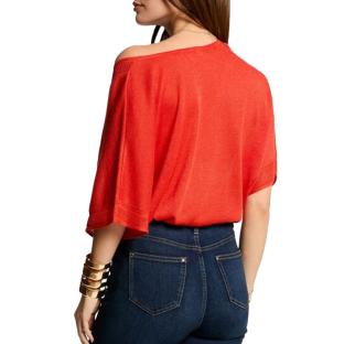 Pull Rouge Femme Morgan MCHRIS vue 3