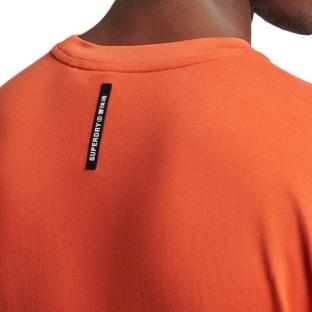 T-shirt Orange Homme Superdry Tech vue 2