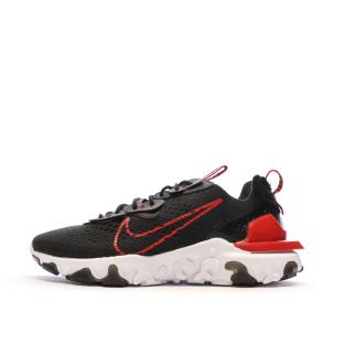 Baskets Noires/Rouges Homme Nike React Vision vue 0