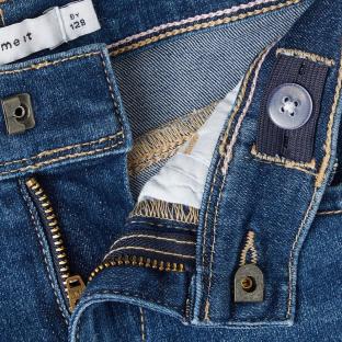 Short Bleu foncé Fille Name it Salli vue 3