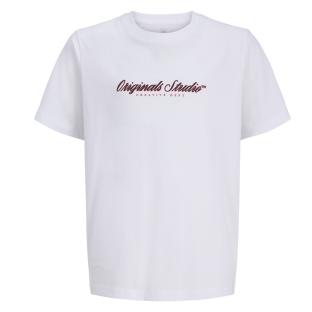 Jack & Jones Montauk White Boys’ T-Shirt, Front Style Photo of the Espace des Marques %store% store - view of %key%
