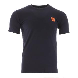 T-shirt Marine/Orange Homme Sergio Tacchini Squared pas cher