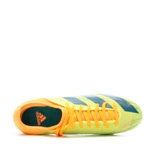 Chaussures Athlétisme verte Mixte Adidas Sprintstar vue 4