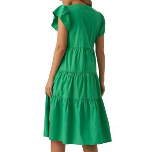 Robe de Grossesse Verte Femme Vero Moda Marternity Jarlotte vue 2