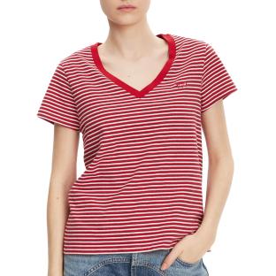 Camiseta Levi's Perfect Vneck Roja de Mujer ver 0