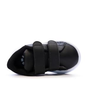 Baskets Noir Garçon bébé Adidas Advantage vue 4