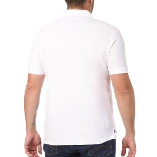 Polo Blanc Homme Lee Cooper Opan vue 2