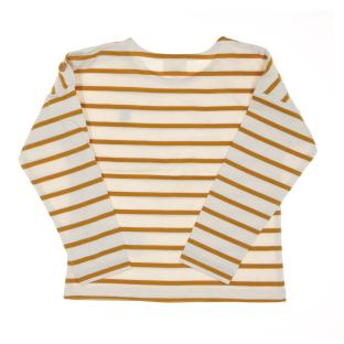 T-shirt Jaune à Rayures Enfant EOM Elorisa vue 2
