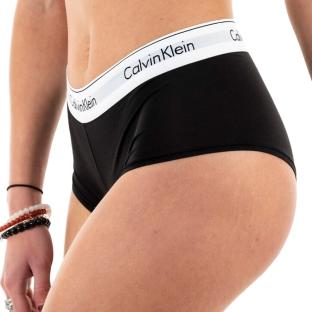 Shorty Noir Femme Calvin Klein Jeans Boyshort pas cher