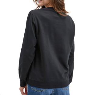 Sweat Noir Femme Converse Radiating vue 2
