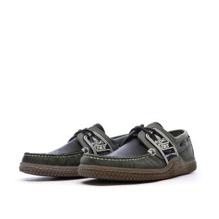 Chaussures Bateau Kaki/Noir Homme TBS GLOBEK vue 6