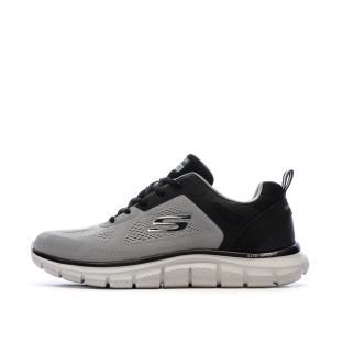 Baskets Grise Homme Skechers Track - Broader vue 0