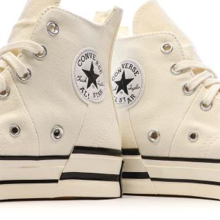 Baskets Blanches Homme Converse Chuck 70 Plus Canvas A00915C vue 7