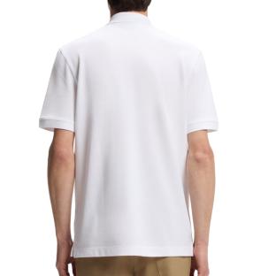 Polo Blanc Homme Hugo Boss Pallas vue 0