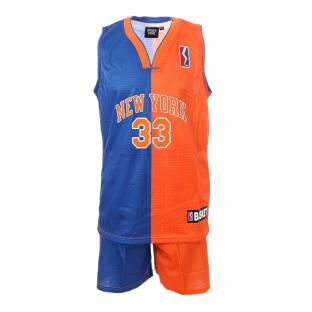 New York Ensemble de Baskets Bleu/Orange Garçon Sport Zone pas cher