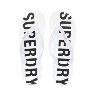 Tongs Blanc/Noir Homme Superdry Code Essential vue 3